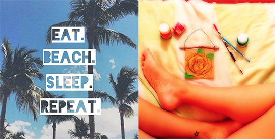 Eat Beach Sleep and Draw