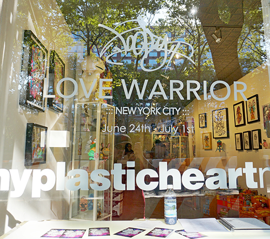 My Plastic Heart Love Warrior Window